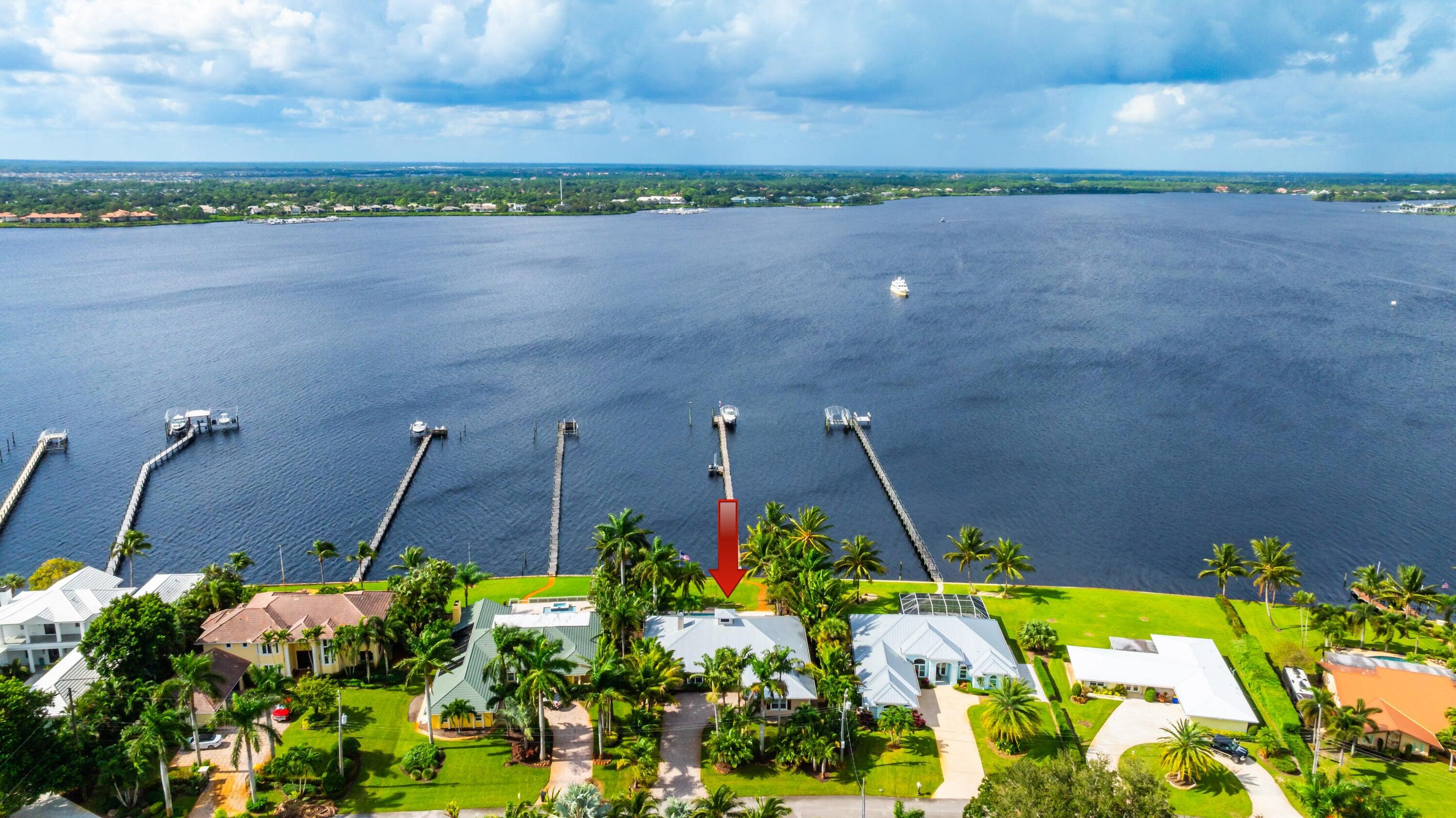 2672 Northwest S Shore Road Stuart, FL 34994 - Photo 8 of 53 a view of a lake with a outdoor space