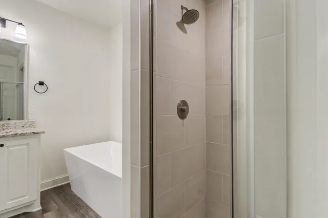 a view of walk in closet