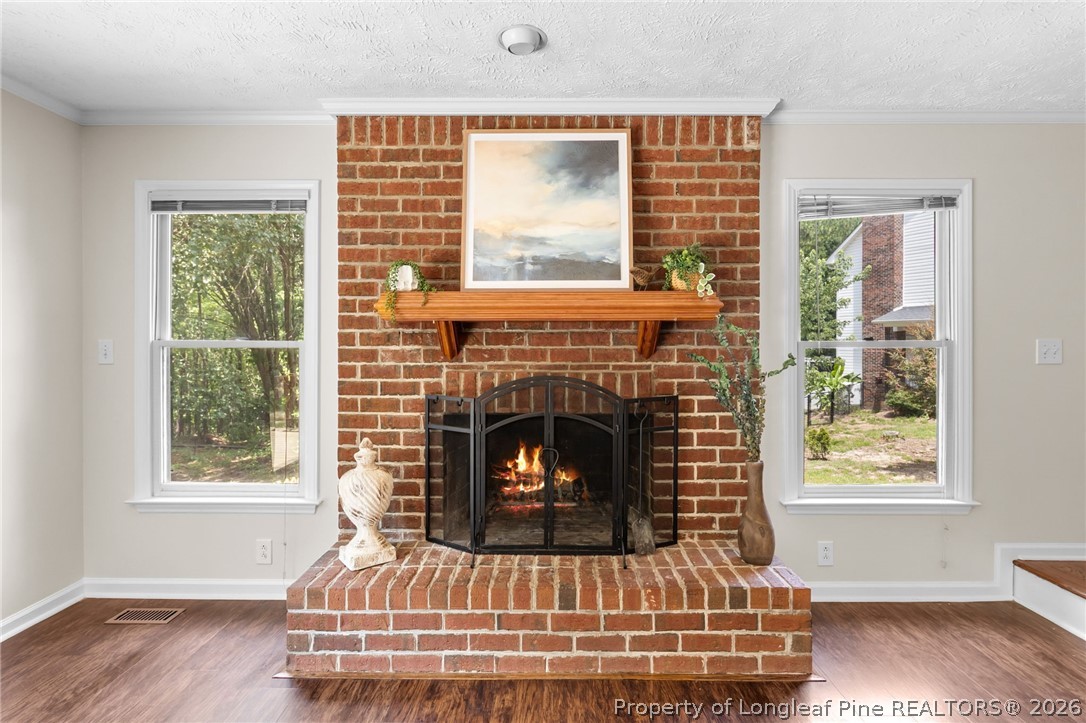 7837 Shuttle Road Fayetteville, NC 28311 - Photo 22 of 49 Brick wood burning fireplace