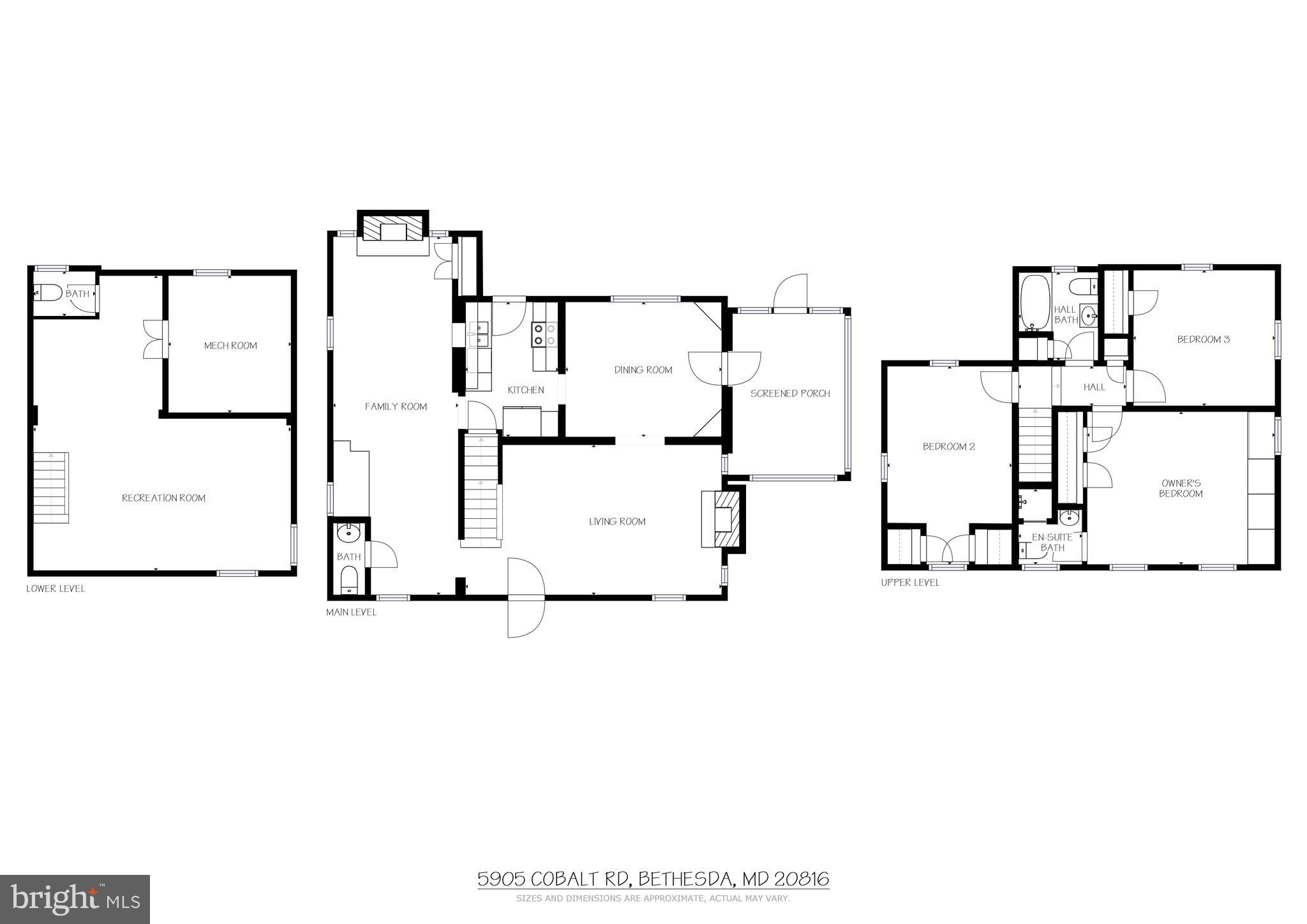 5905 Cobalt Road Bethesda, MD 20816 - Photo 23 of 26 Floor Plan