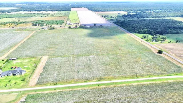 a view of an ocean and a yard