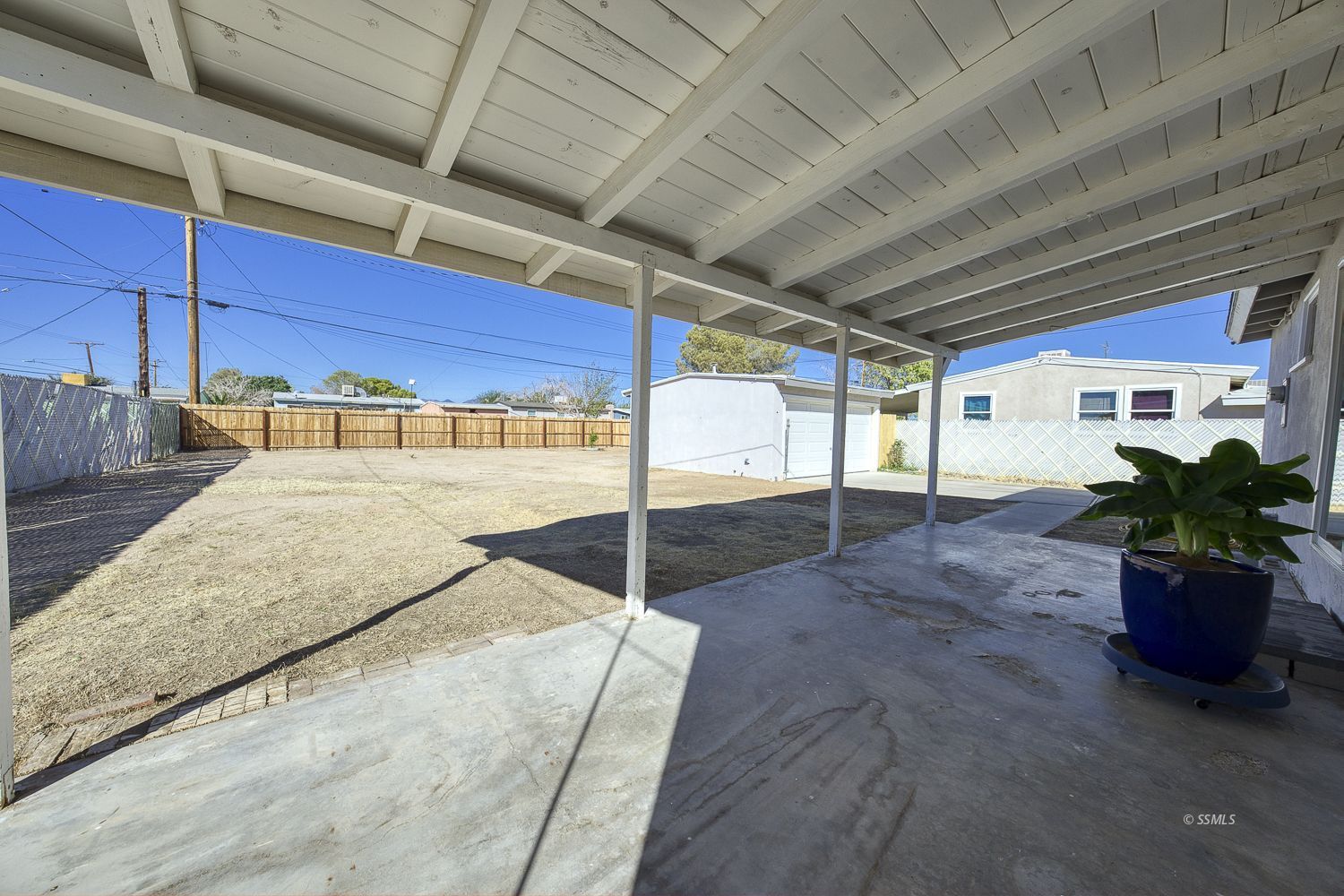 305 North Warner Street Ridgecrest, CA 93555 - Photo 23 of 30 a view of a room with wooden walls