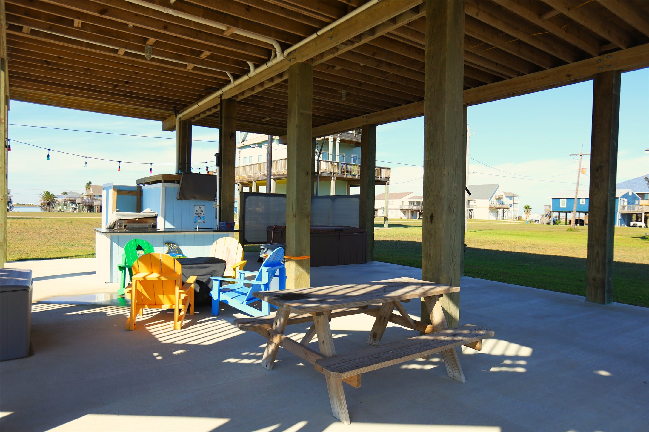 131 Pieces Of 8 Freeport, TX 77541 - Photo 15 of 43 a room with gym equipment and large windows