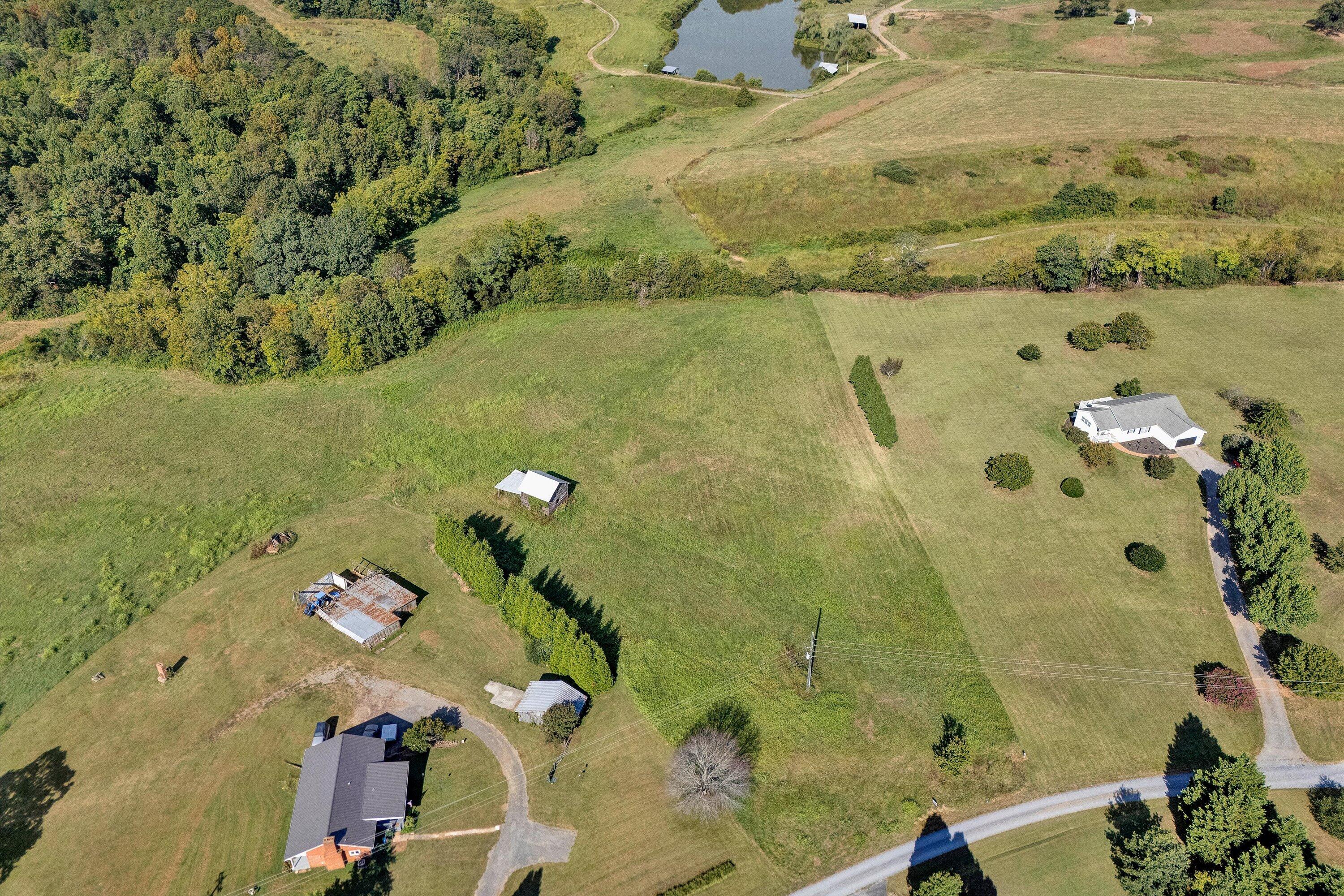 6 Bramlett Road Moneta, VA 24121 - Photo 3 of 16 an aerial view of a house with a yard