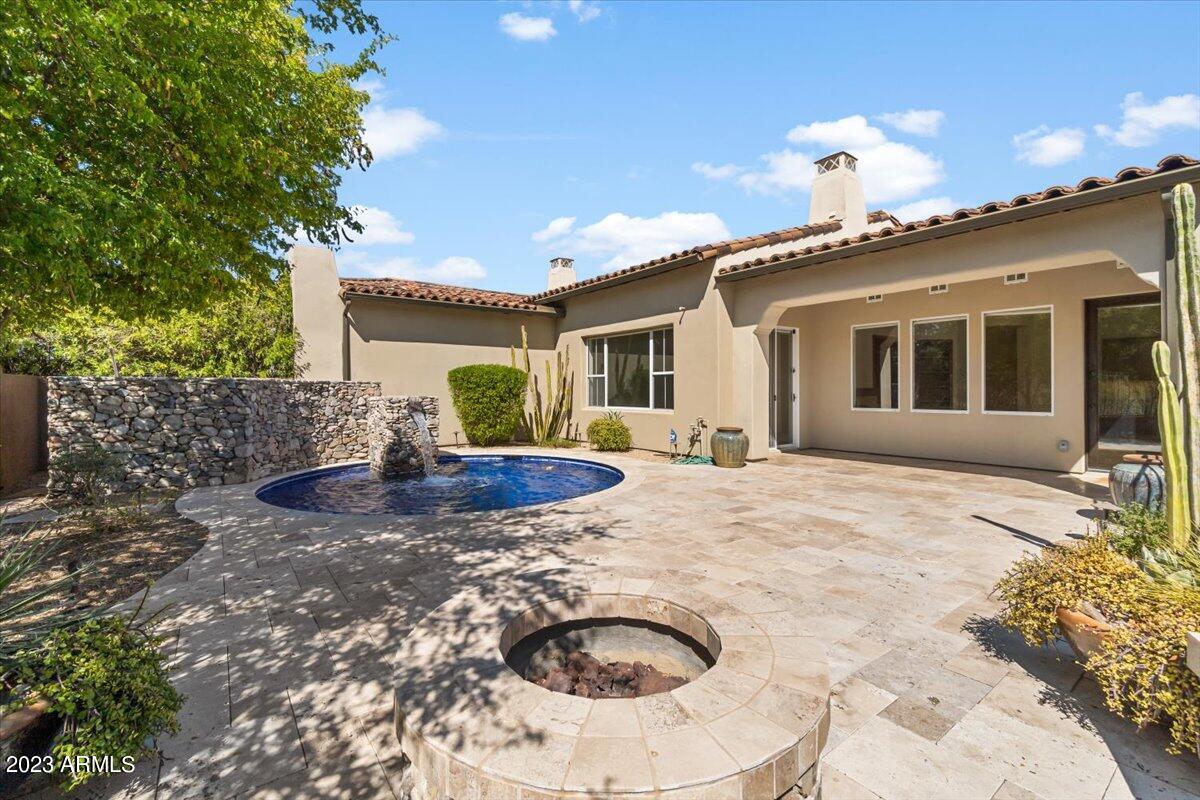 8953 East Mountain Spring Road Scottsdale, AZ 85255 - Photo 25 of 30 Gas Firepit