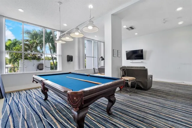 a view of a city with tall buildings