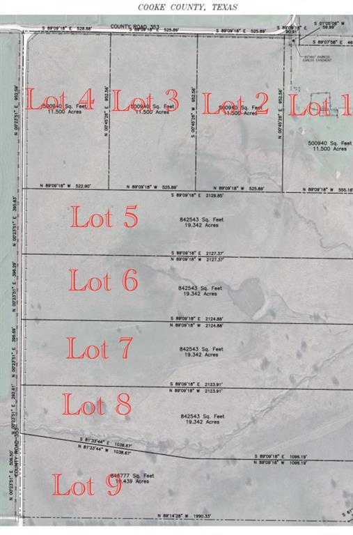 353 County Road 353 Gainesville, TX 76240 - Photo 6 of 6 a view of a street with an outdoor space