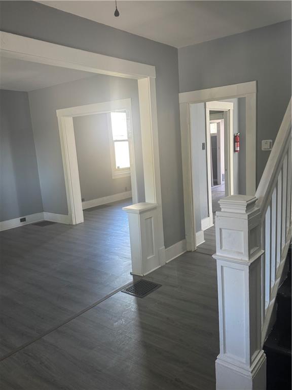 546 Ridge Avenue New Kensington, PA 15068 - Photo 9 of 14 an entryway with wooden floor and stairs