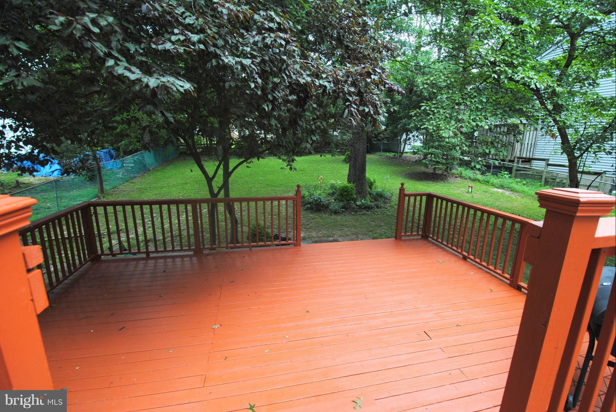 1012 Wallace Road Crownsville, MD 21032 - Photo 27 of 30 View from top level of deck to large fenced yard