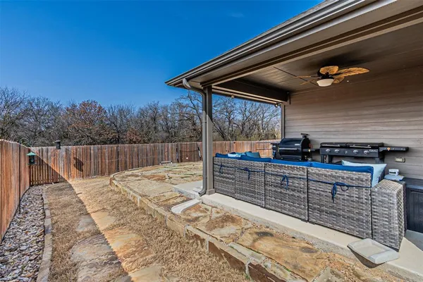a view of a roof deck