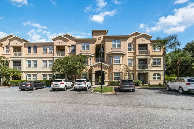 a car parked in front of a building