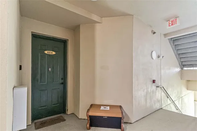 a view of room with elevator