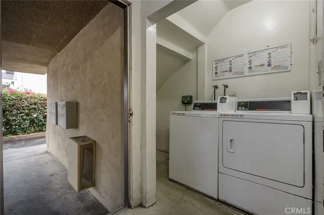 a room with storage and utility