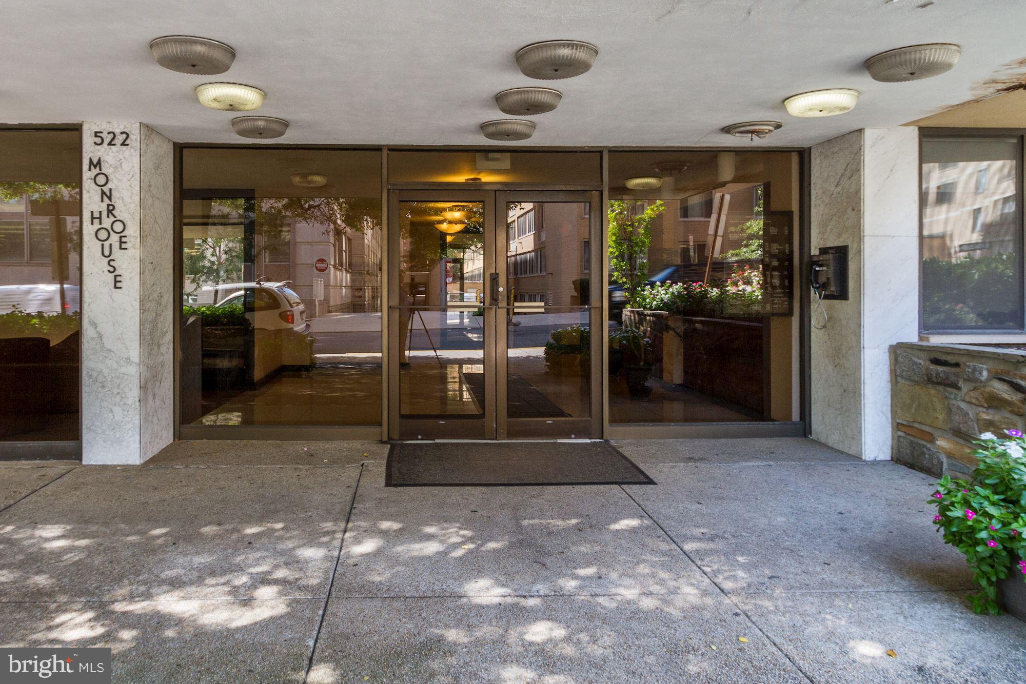 522 21st Street Northwest, Unit 301 Washington, DC 20006 - Photo 27 of 29 a view of a entryway door front of a house