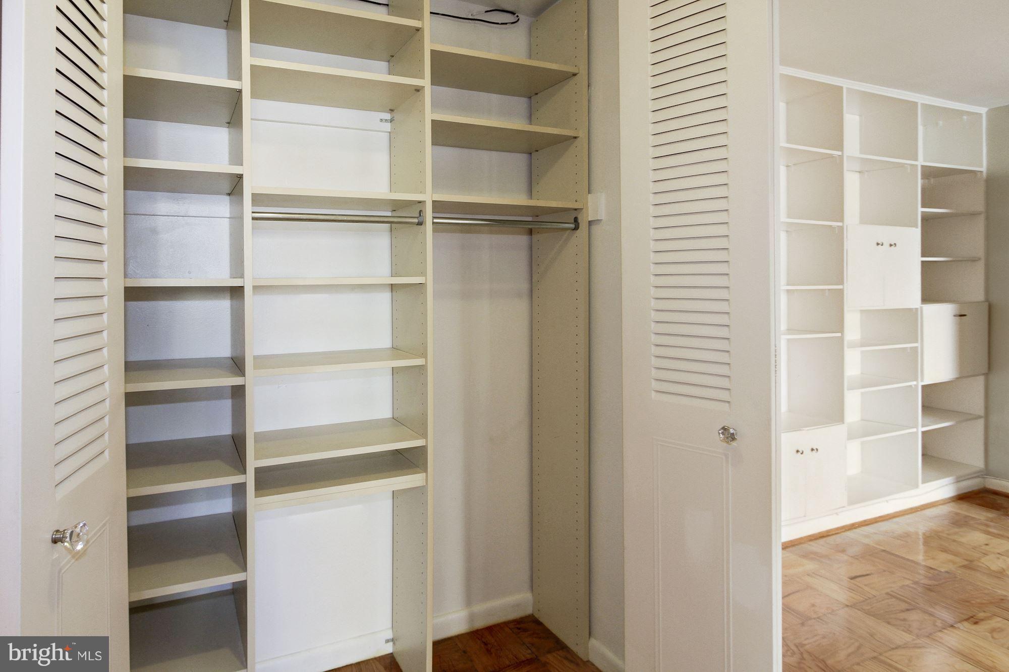 522 21st Street Northwest, Unit 301 Washington, DC 20006 - Photo 10 of 29 a view of walk in closet with empty racks
