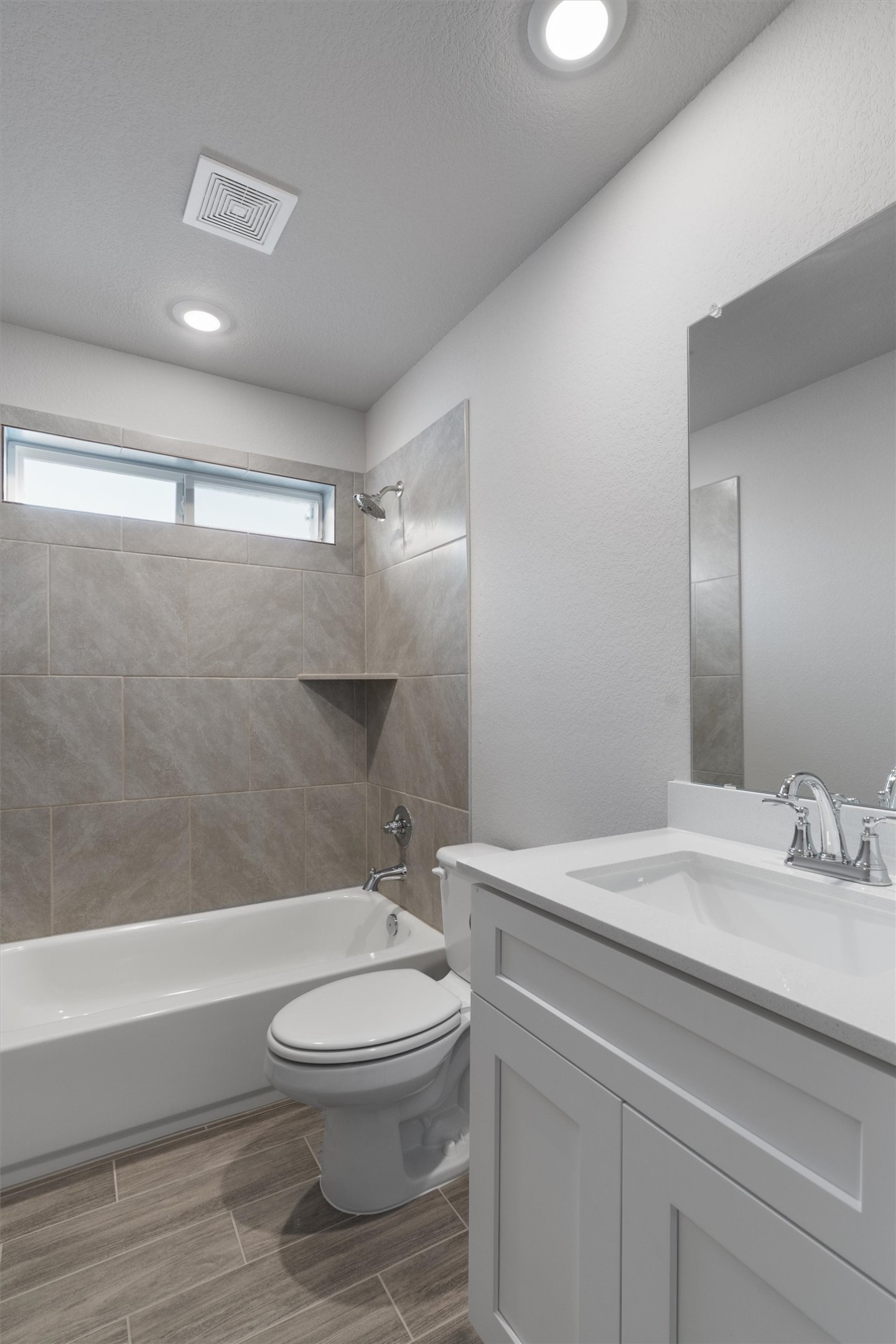 340 Stellar Wind Drive Georgetown, TX 78628 - Photo 28 of 31 a bathroom with a sink a toilet and shower