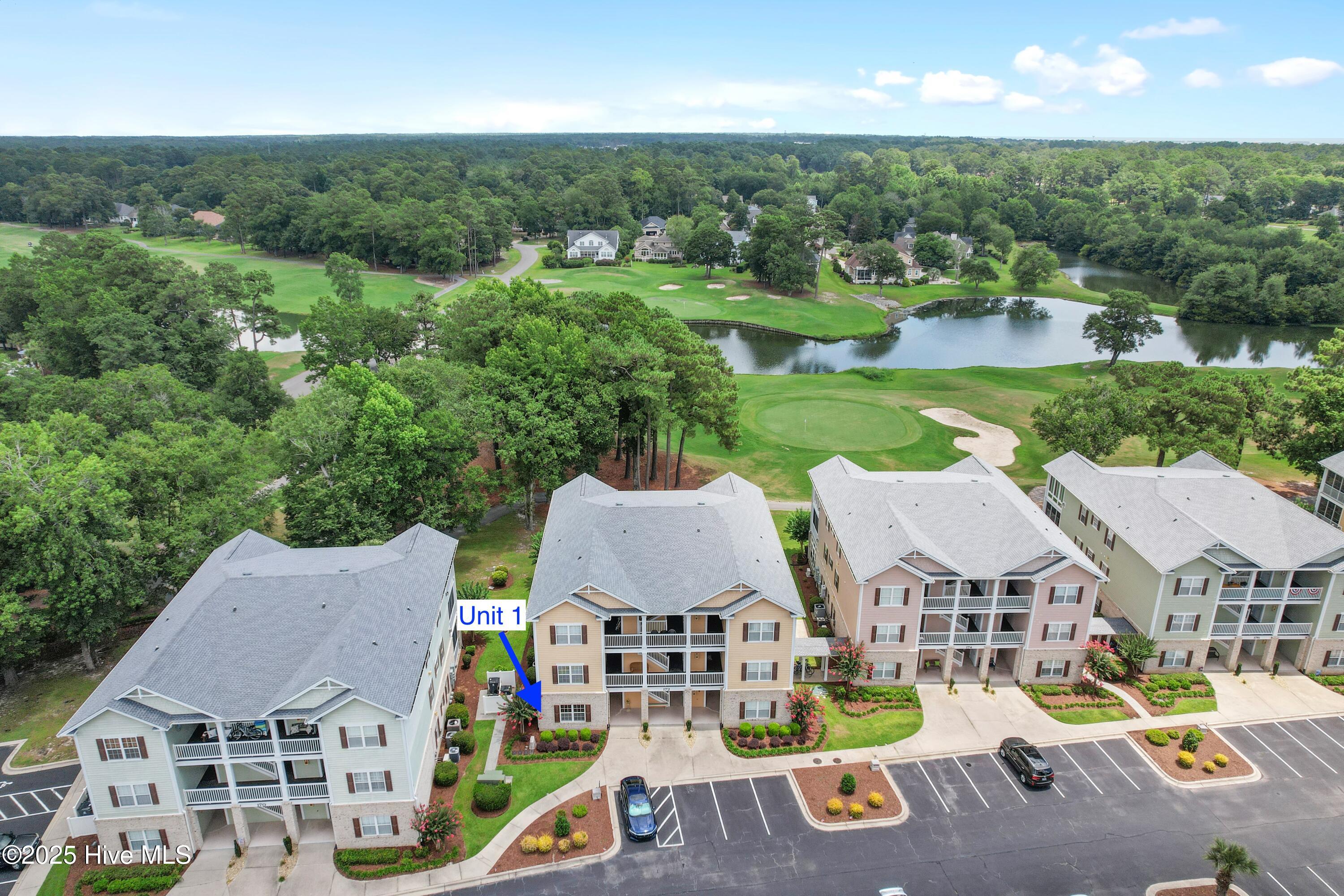 172 Clubhouse Road, Unit 1 Sunset Beach, NC 28468 - Photo 29 of 48 Aerial location