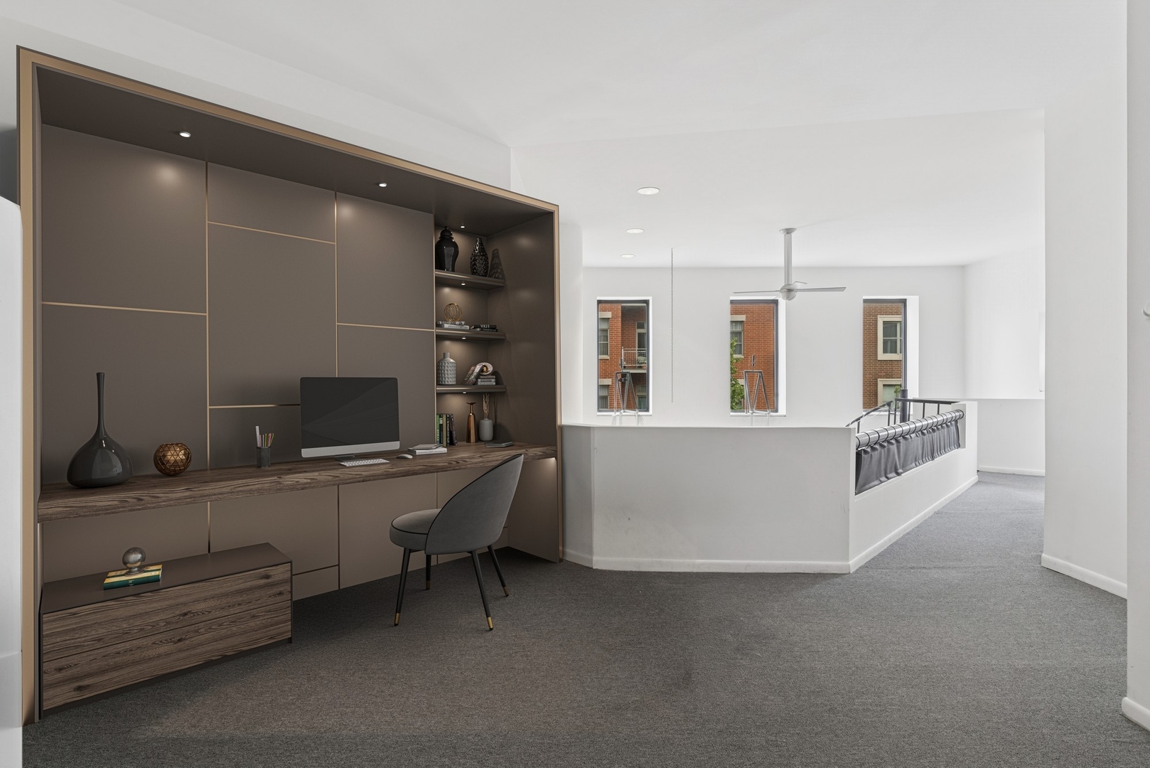 711 North Milwaukee Avenue, Unit 2 Chicago, IL 60642 - Photo 16 of 27 a living room with furniture and a flat screen tv