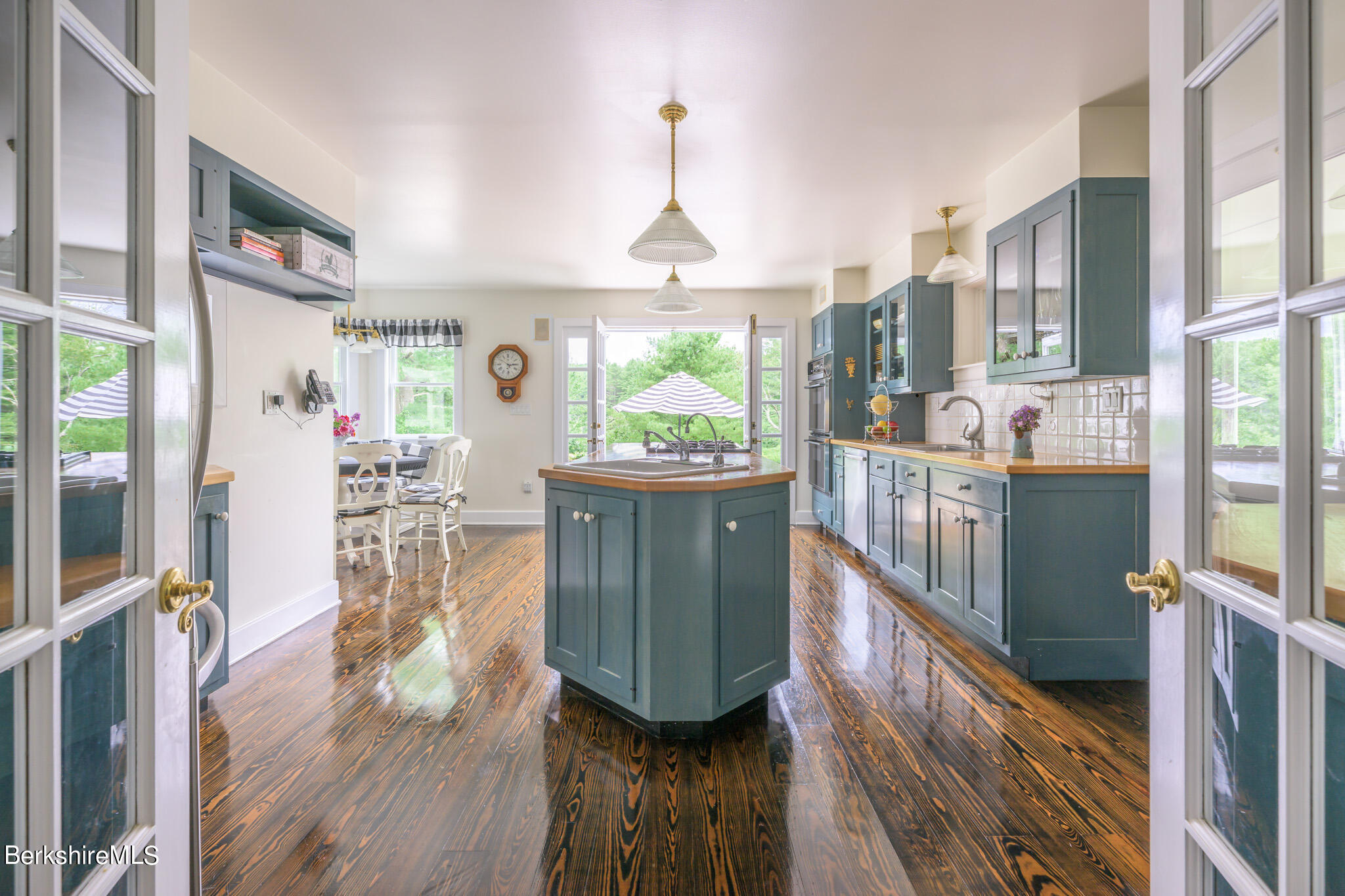176 West Center Road West Stockbridge, MA 01266 - Photo 17 of 57 Kitchen to French Doors and Views