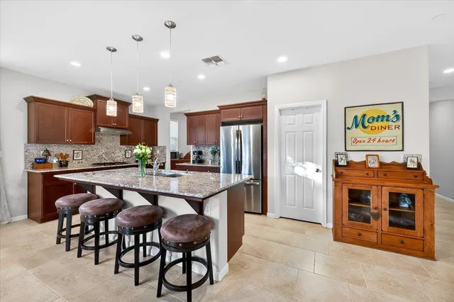 a view of a porch with a yard