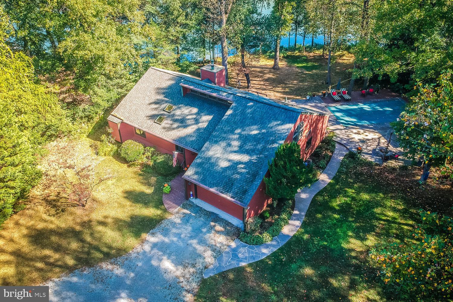 Contemporary Waterfront Craftsman . Pool & Pier