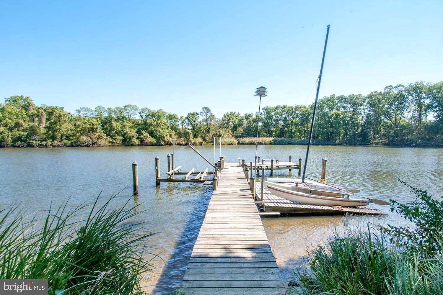 1749 Colbert Road Annapolis, MD 21409 - Photo 18 of 48 Multi-Slip Pier with Electric Lift & Floating Dock
