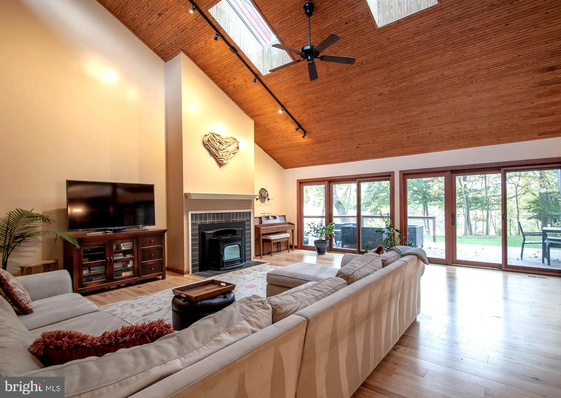 1749 Colbert Road Annapolis, MD 21409 - Photo 24 of 48 Wall of Waterfront Windows . Custom Skylights