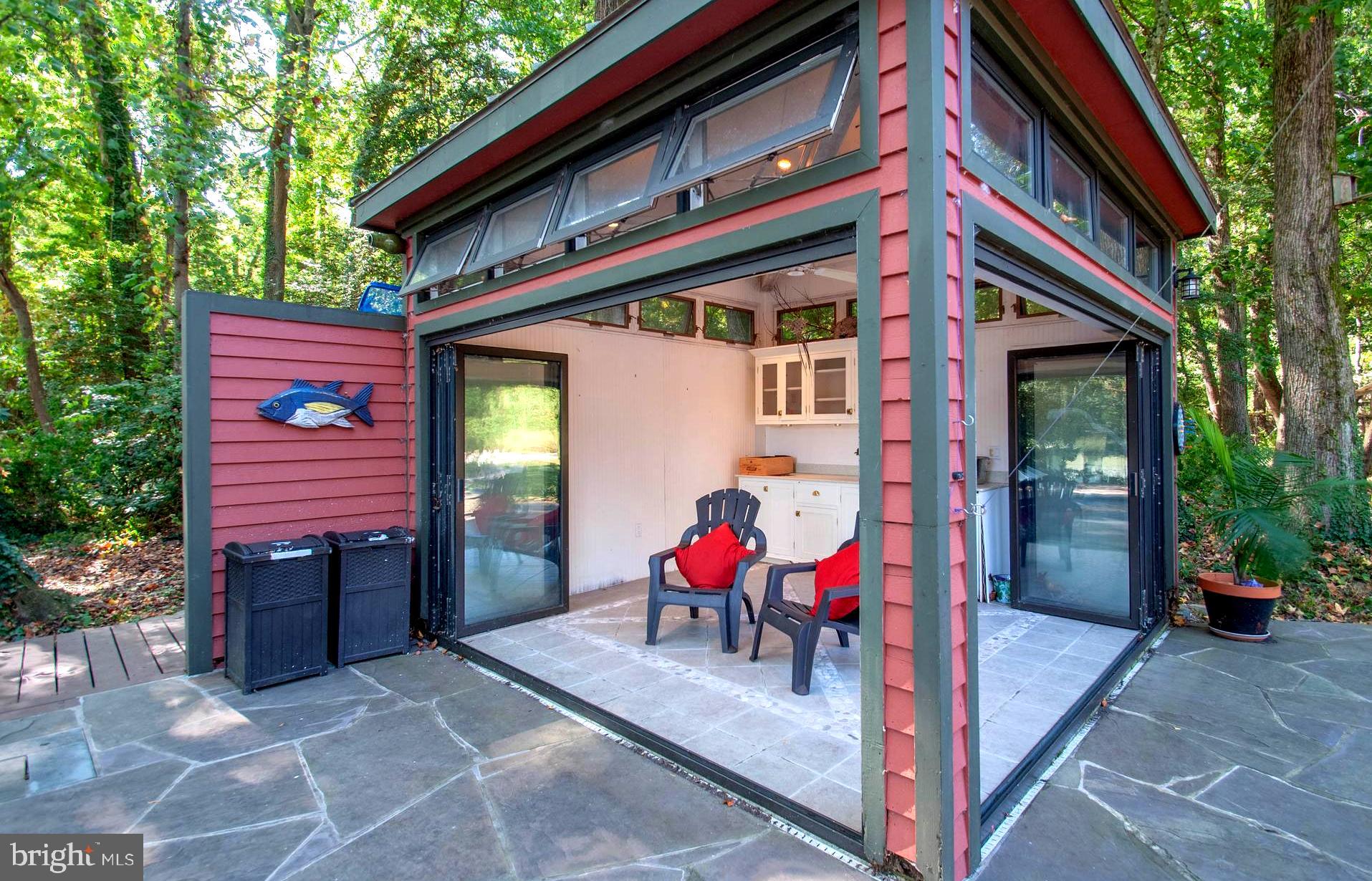 1749 Colbert Road Annapolis, MD 21409 - Photo 28 of 48 Picnic in the Poolside Gazebo w/ Garage Doors