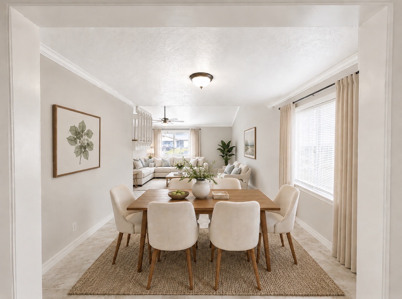 8407 Riverside Walk Lane Houston, TX 77064 - Photo 5 of 33 Virtually Staged. Spacious dining room perfect for everyday meals or hosting family and friends.