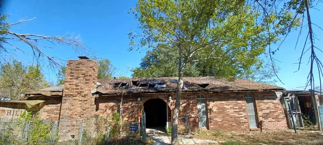 a view of outdoor space with seating area