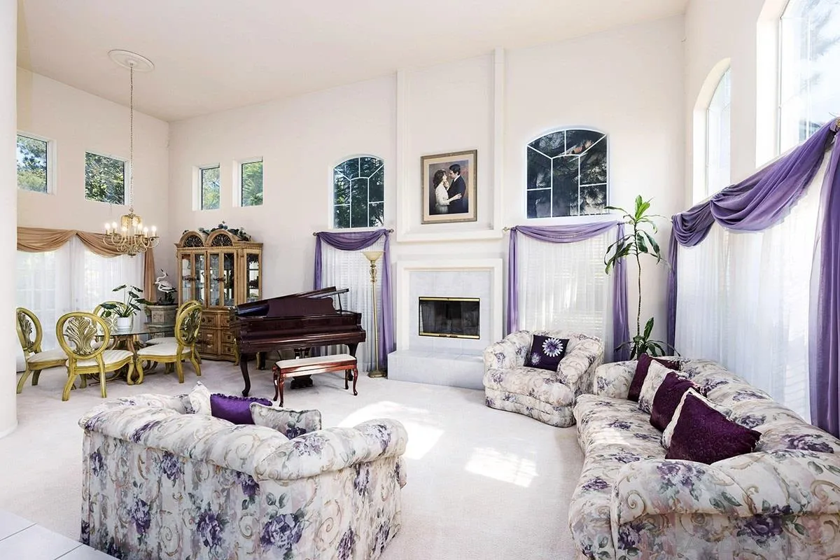 1690 West 11th Avenue Escondido, CA 92029 - Photo 3 of 25 a living room with furniture a fireplace and a window