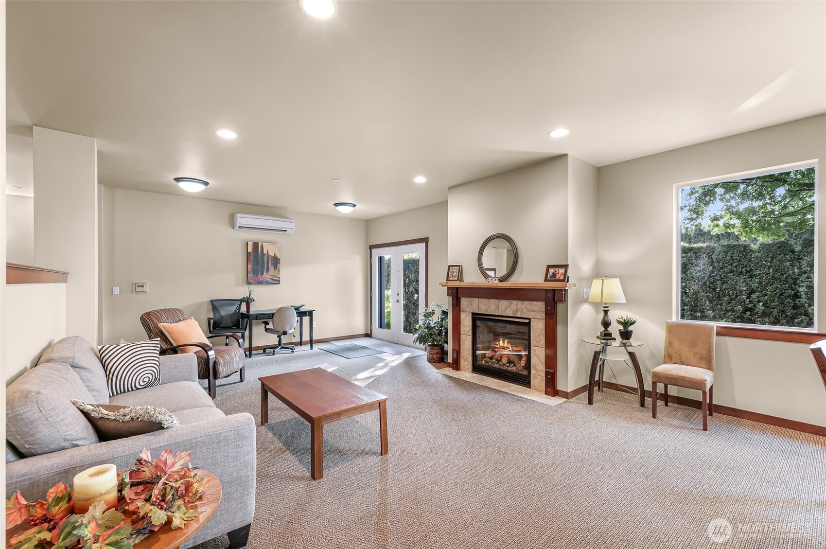 8872 Depot Road, Unit 203 Lynden, WA 98264 - Photo 13 of 15 a living room with furniture and a fireplace