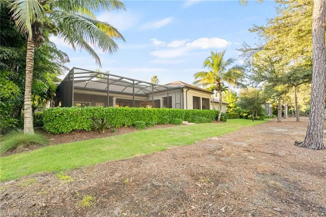 a view of a lake with a outdoor space