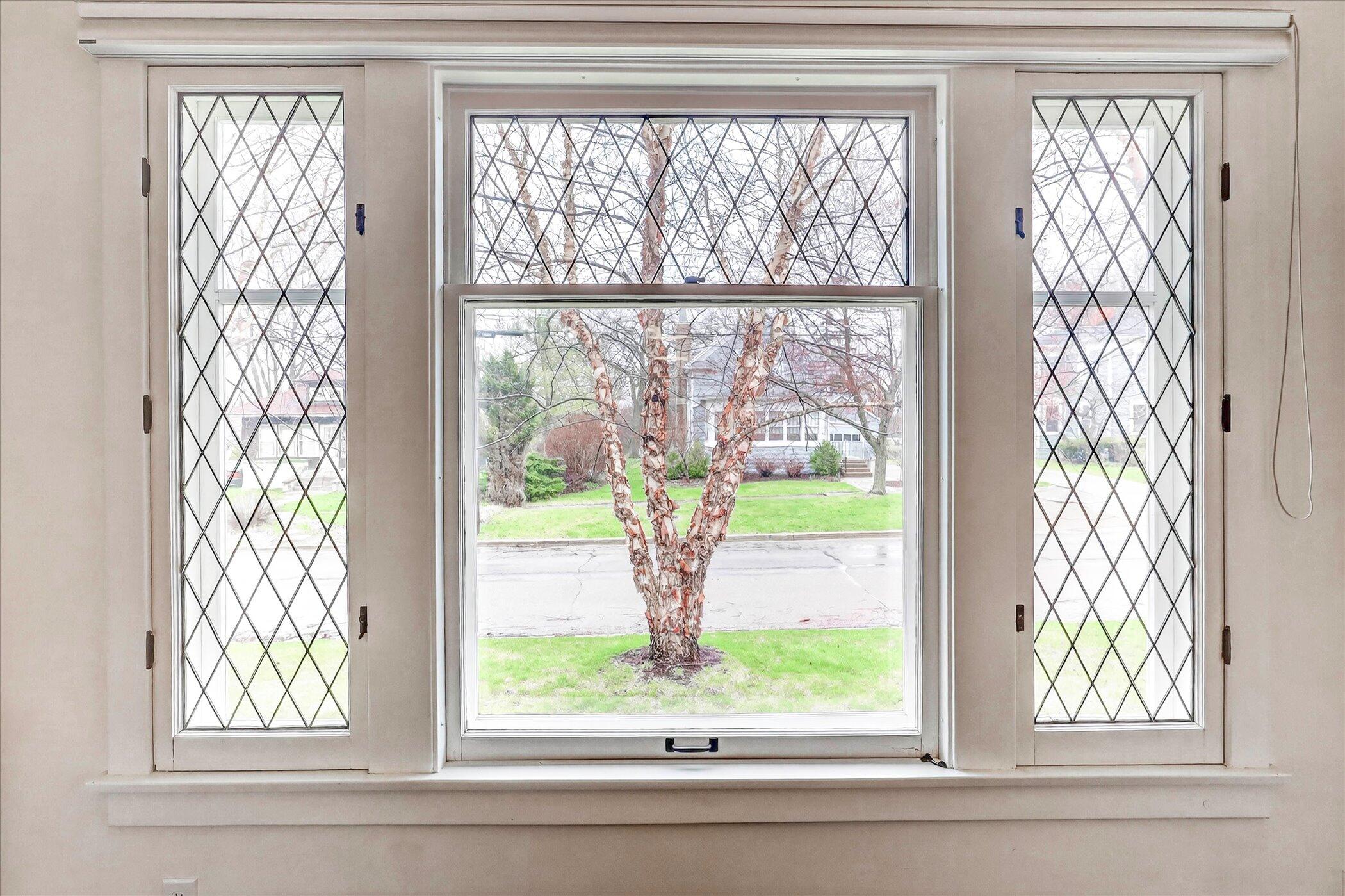 113 East Locust Street Three Oaks, MI 49128 - Photo 13 of 39 Original Leaded Glass Windows