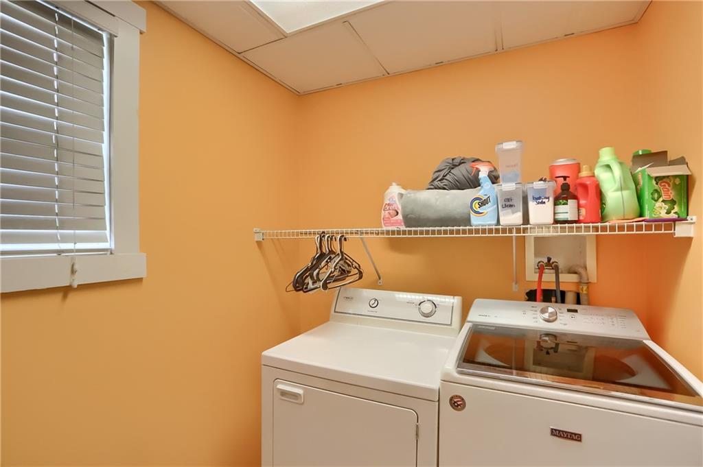 186 Tippecanoe Road Knox, PA 16232 - Photo 28 of 42 a utility room with dryer and washer