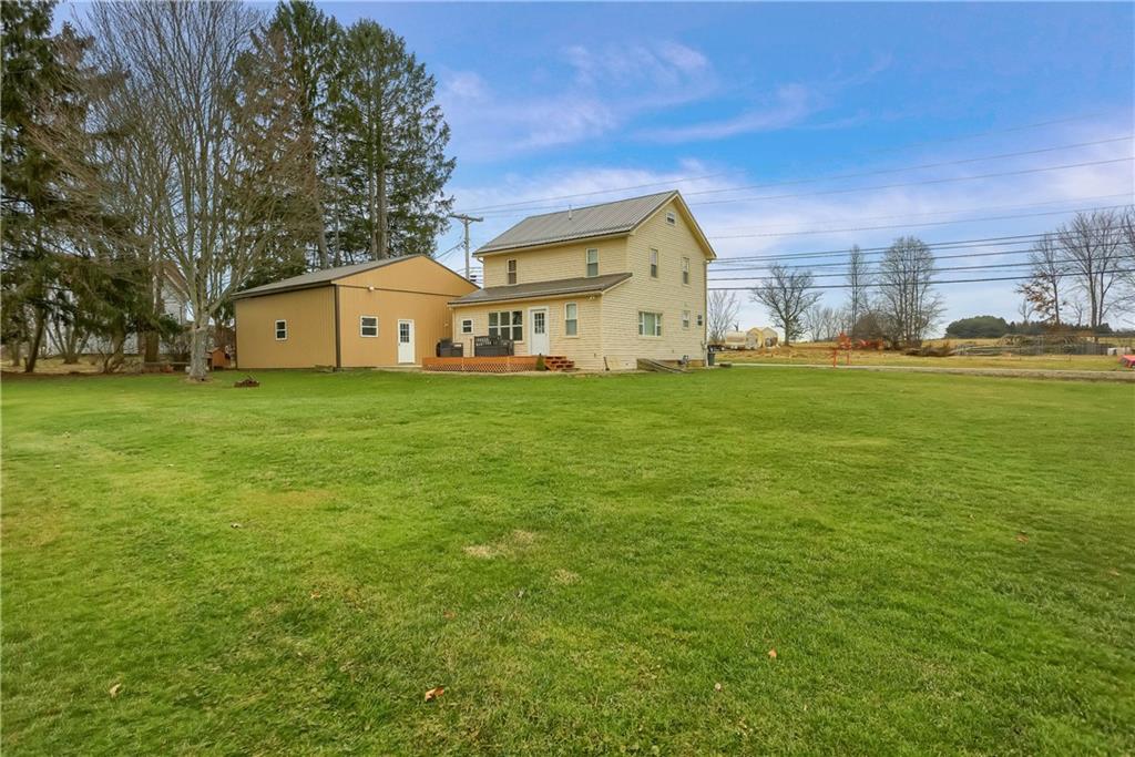 186 Tippecanoe Road Knox, PA 16232 - Photo 37 of 42 a front view of a house with yard and green space