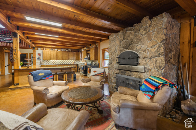 1095 South Montezuma Canyon Road Monticello, UT 84535 - Photo 11 of 109 Pizza oven above the fire place