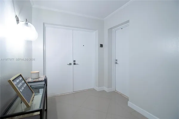 a view of room with fan