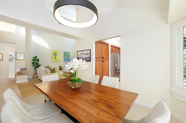 a bedroom with a bed and furniture