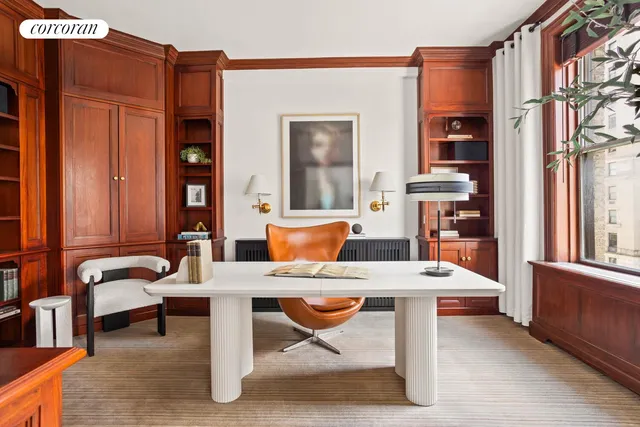 a outdoor space with furniture