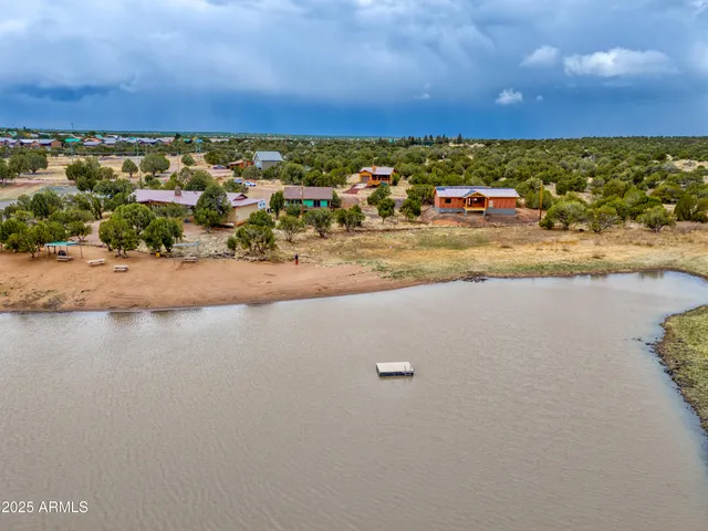 a view of a city with an ocean view