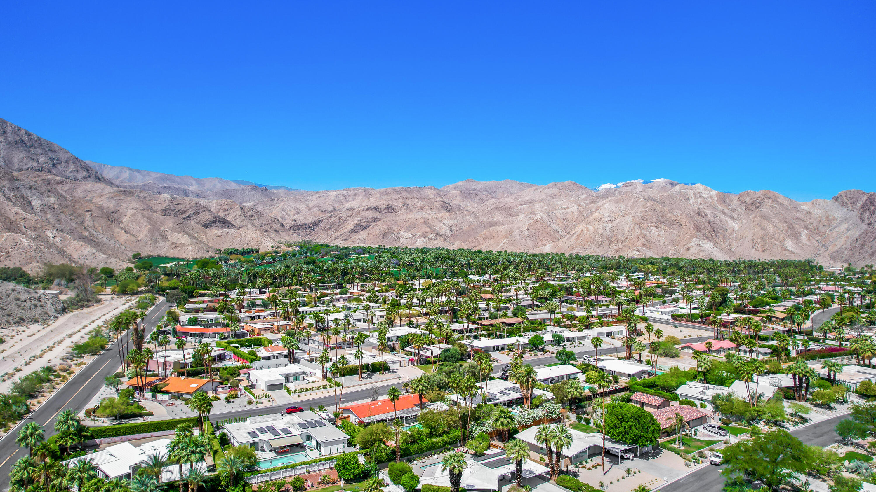 71767 Tunis Road Rancho Mirage, CA 92270 - Photo 30 of 30 an aerial view of residential house and sandy dunes