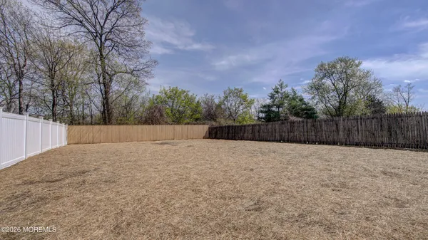 a backyard of a house
