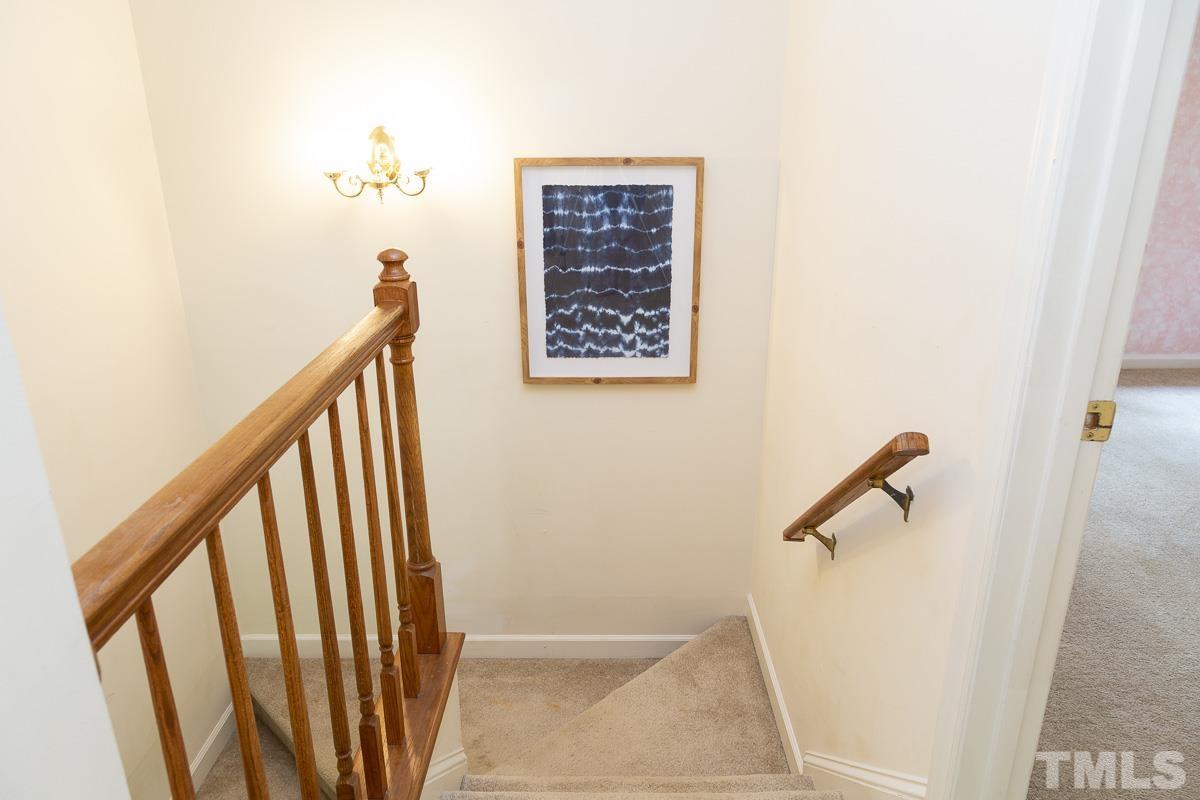 2817 Herring Boulevard Durham, NC 27704 - Photo 27 of 34 a view of hallway with stairs