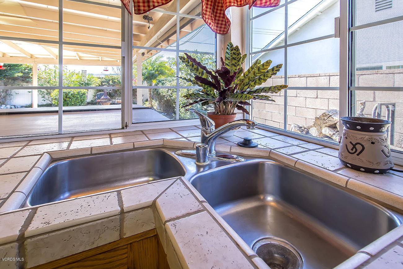 2942 Racine Street Simi Valley, CA 93065 - Photo 15 of 37 a kitchen with a sink and a large window