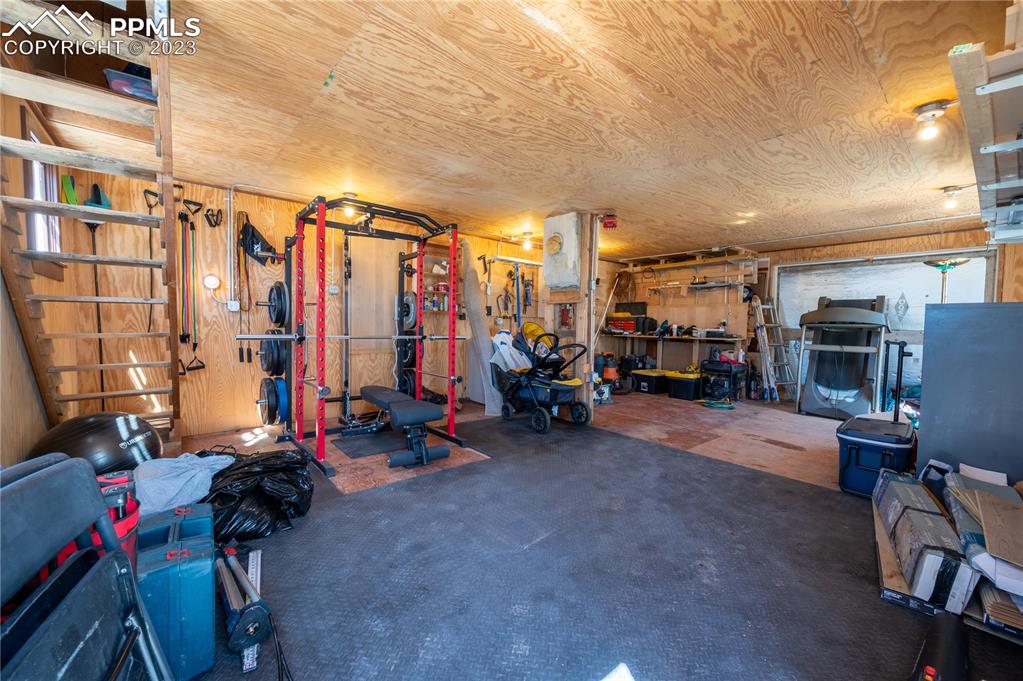 24141 Eccles Street Elbert, CO 80106 - Photo 8 of 37 a view of a room with gym equipment