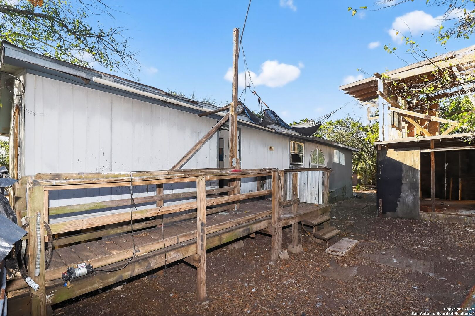 833 High Drive Spring Branch, TX 78070 - Photo 28 of 30 a view of backyard with cabin