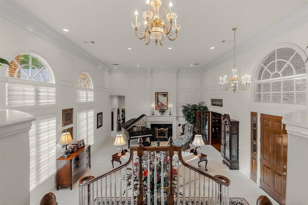 1 Willow Ridge Road Greenville, TX 75402 - Photo 29 of 38 a view of a livingroom with furniture and a chandelier