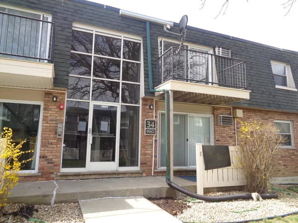 a view of a house with a large windows
