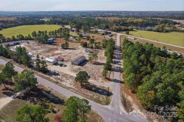 a view of a city with a lake